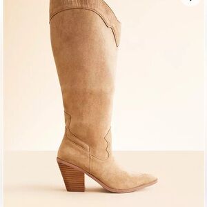 MI.IM Classy Western Boot Apricot Suede